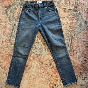 Abercrombie & Fitch Curve Love Skinny High Rose Jeans